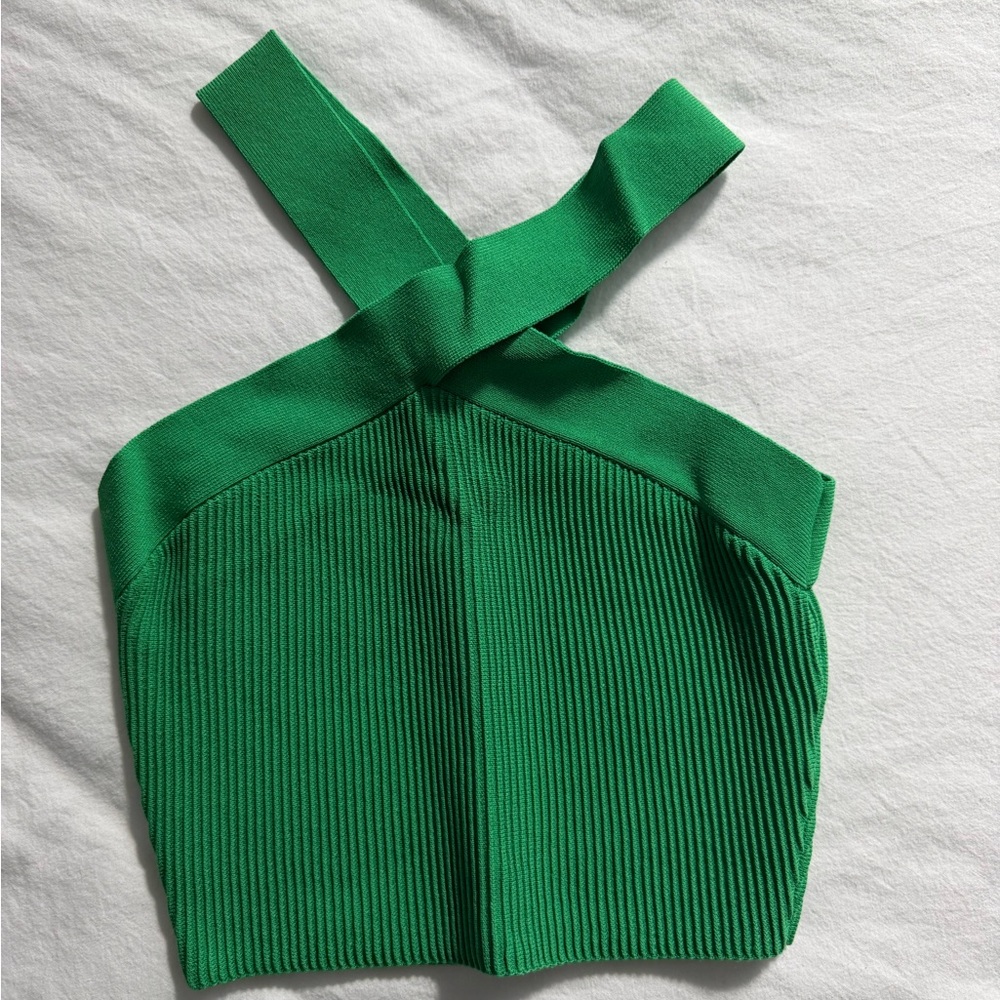 Babaton Vibrant Green Crop Top